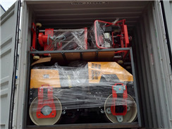 20臺(tái)壓路機(jī)、鉆孔取芯機(jī)以及路面切割機(jī)出口新加坡